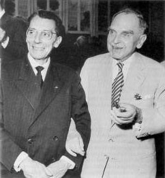 Frédéric Joliot and Otto Hahn